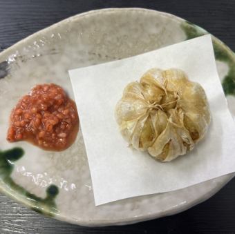 えびせんべい/かにせんべい/ニンニク丸揚げ