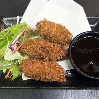 鶉串揚げ(2本)/カキフライ