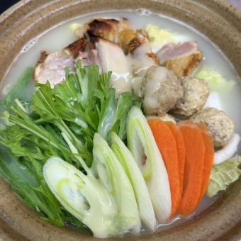 鶏塩鍋/キムチ鍋