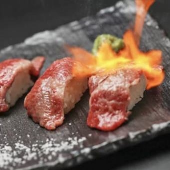 【2小时畅饮（含生啤）】享用刺身、烤鸡串和烤肉寿司，共7道菜，价格4800日元→3500日元【欢迎/告别派对】