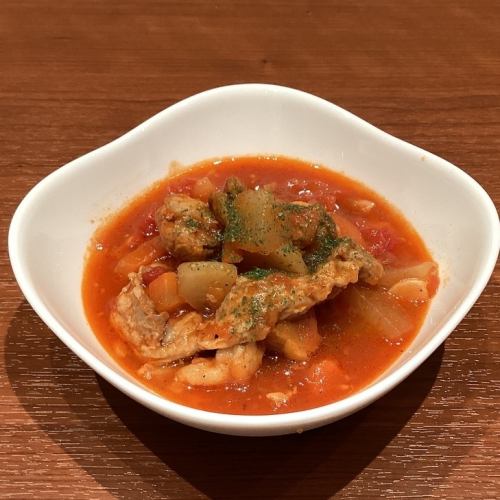 豚すじトマト煮込み