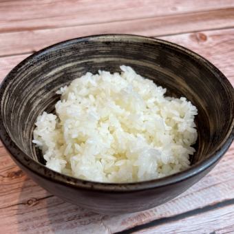White rice / sea lettuce miso soup