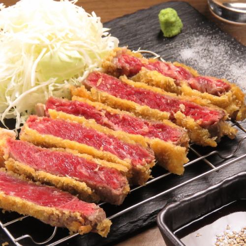 [Limited to 10 meals] Mitsuba's proud sirloin beef cutlet