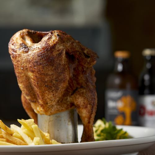 [D-2] 10 dishes including our famous beer can chicken, with over 60 types of draft beer and all-you-can-drink for 2.5 hours