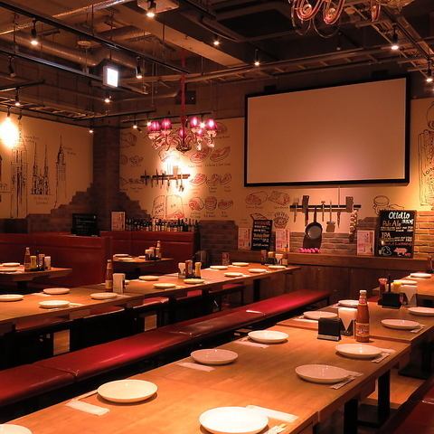 大人数様のパーティーから結婚式の二次会まで様々な用途に◎