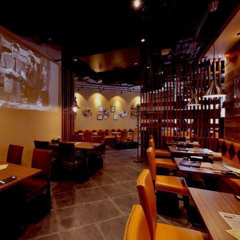 The carefully designed interior gives it the feel of an authentic Italian pub!