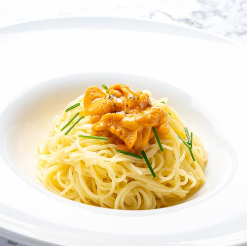 [Limited quantity] Sea urchin spaghetti - cold spaghetti with saltwater sea urchin from Hokkaido