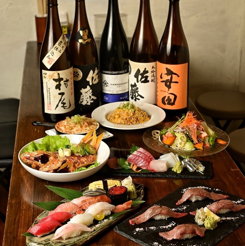 旨い魚とお酒各種取り揃えております。