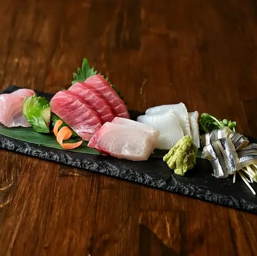 新鮮な旬の魚のお造りが◎