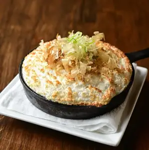 Fluffy yam teppanyaki