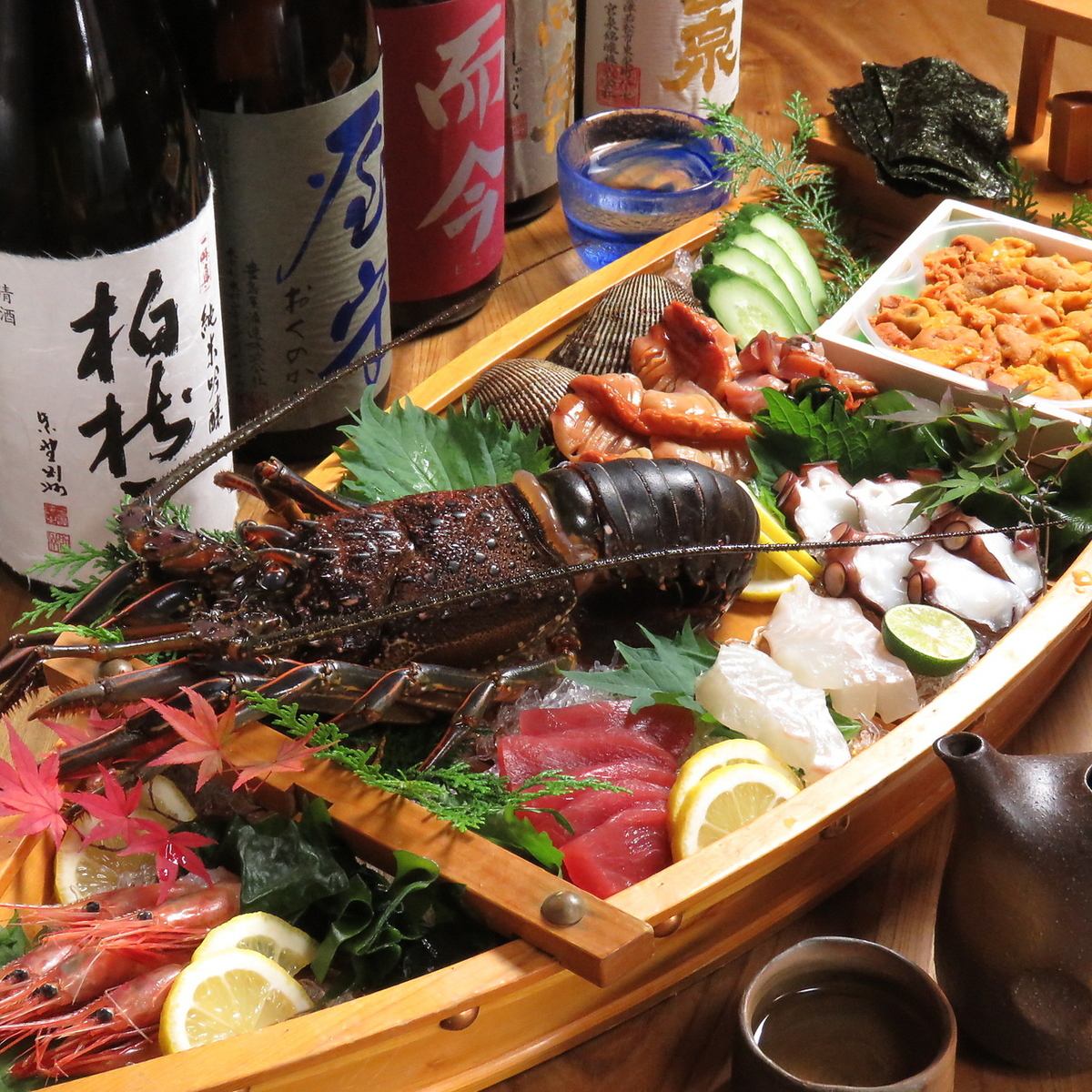 There is a sacrificial fish ☆ You can fully enjoy the seasonal seafood! A live fish restaurant run by a former fish shop ♪
