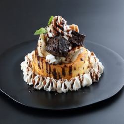 チョコバナナパンケーキ