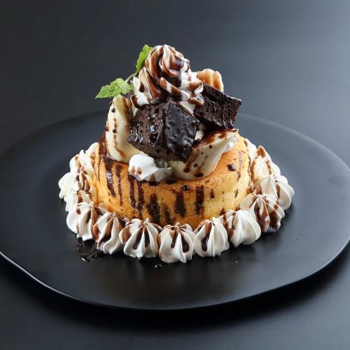 チョコバナナパンケーキ