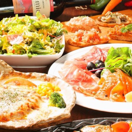 [Late discount only after 9pm! After-party plan!!] 2H all-you-can-drink + 5 dishes after-party support plan 2,800 yen including tax★