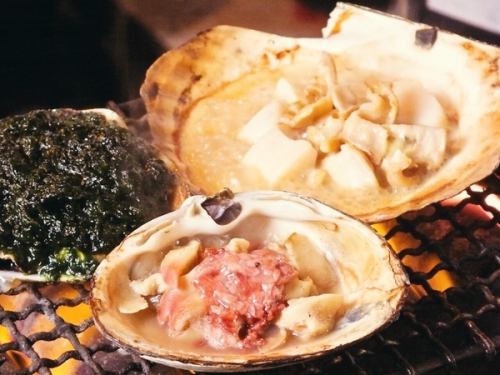 Omakase grilled shellfish platter (3 kinds)