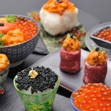 日本酒との相性も抜群の豪華雲丹やいくら、キャビアを堪能♪梅田で日本酒と新鮮な海の幸を堪能♪