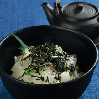出汁茶漬け (明太子・たこわさ)