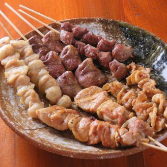 [All day] ~ Yakitori Matsuda 5,000 yen (tax included) course ~ 11 dishes in total, 2 hours all-you-can-drink included