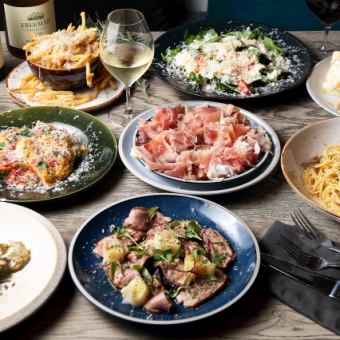 【和牛ローストビーフ&ズワイガニのパスタ】7700円(税込)【NOWADAYSラグジュアリーPARTY PLAN】