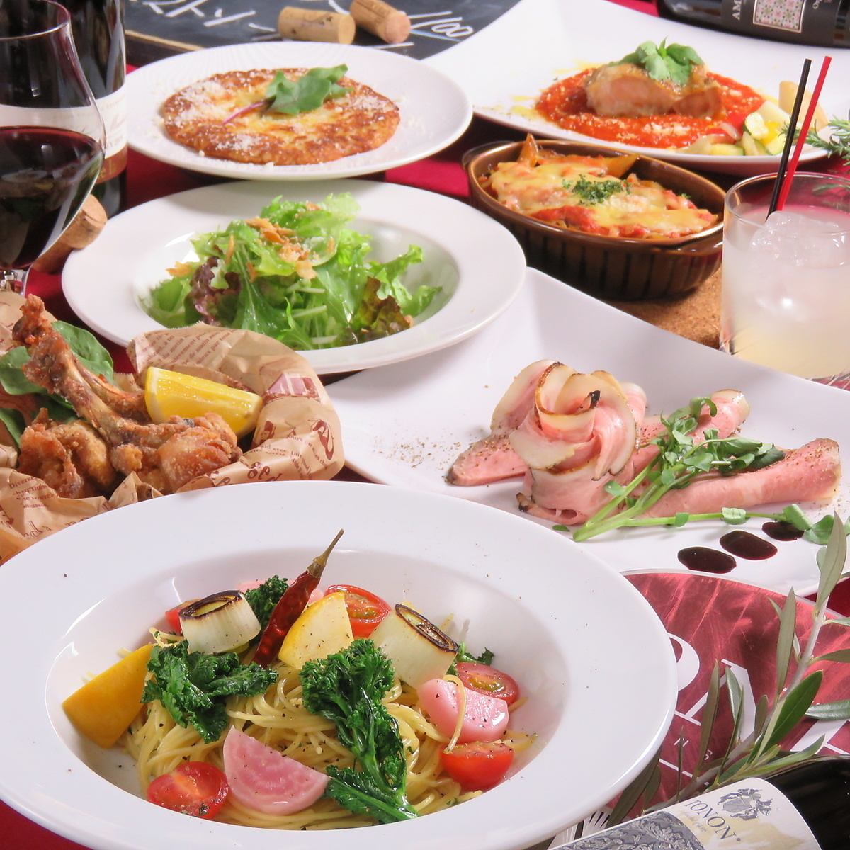 5 minutes from Iwatsuki Station.If you want to casually enjoy Italian food in a stylish space, DINING BAR ONE★