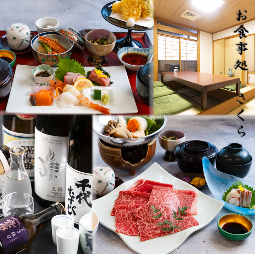 Enjoy a relaxing time in a high-quality Japanese space and a wide variety of Japanese cuisine.