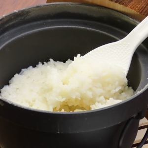 炊き立て銀シャリご飯