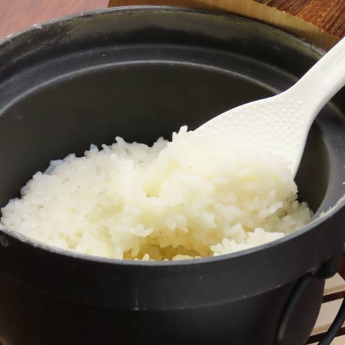 炊き立て銀シャリご飯