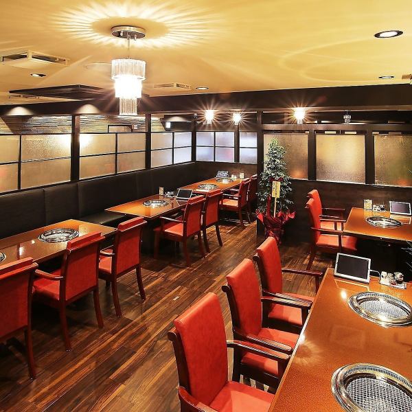 Equipped with a private room where you can enjoy yakiniku without worrying about other people's eyes.◆We will be waiting for you in a seat that you can use with peace of mind, even if you are bringing your children with you! Also, if you are planning to use the service with 20 or more people, we can also reserve the space for you privately, so please feel free to contact us!