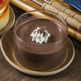 自家製チョコムース