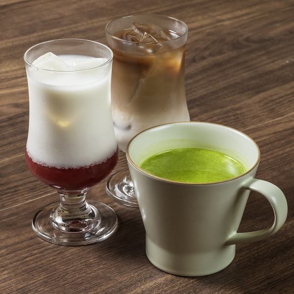 【デートや女子会などのカフェ利用も大歓迎◎】ドリンクメニュー　605円（税込）～
