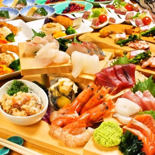 许多特别关于成分的菜肴◎使用新鲜食材的日本料理！