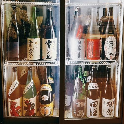 Abundant sake and rare shochu