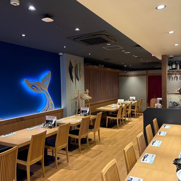 清潔で明るい店内はゆっくりとお食事をお楽しみ頂くのに最適です◎大切な誕生日・記念日・女子会・合コン・飲み会にピッタリ☆雰囲気抜群です♪店内は広々とした空間となっておりますので落ち着いておくつろぎいただけます!大切な方と素敵なお時間をお過ごし下さいませ!※写真はイメージです