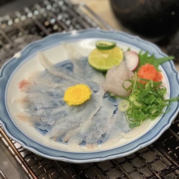 (Reservation required) The dashi soup is made from high quality kelp! A satisfying course where you can enjoy tiger blowfish [2H all-you-can-drink] 6,600 yen (tax included)