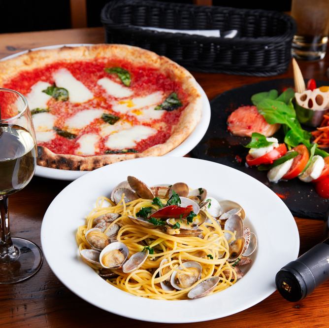 Casual Italian restaurant in Cross Court B1 "Chikamachi Lounge" ♪ Easy to use ◎
