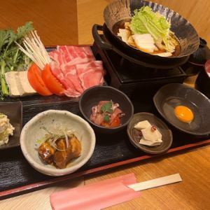 Pork sukiyaki set meal