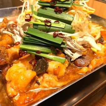 [Stamina guaranteed] Nikuryu Teppan Nabe (Chiritori Nabe) Course 3,000 yen (tax included)