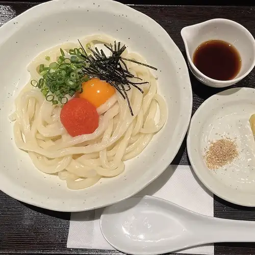 明太釜玉うどん