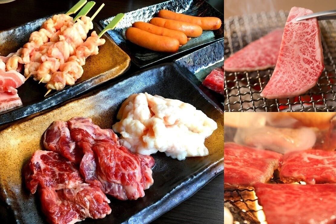 当店自慢のサーロインをはじめ、各部位500円～取り揃えしてます