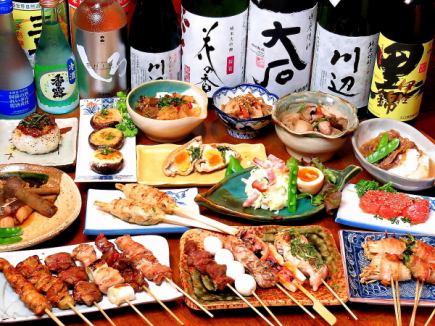 [Makiton 6,000 yen course] For welcoming and farewell parties ★ 8 dishes including Kumamoto's famous horse sashimi and Kumamoto beef thighs with all-you-can-drink for 6,000 yen (tax included)