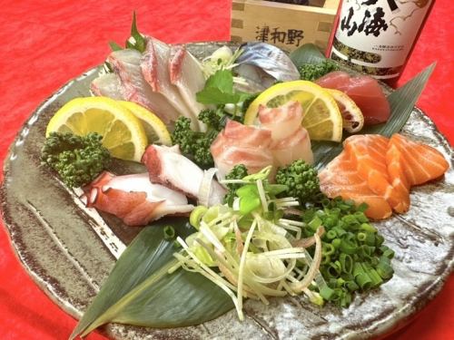 Fresh sashimi assortment!