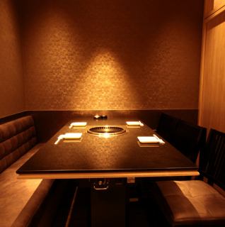 A private room with a sunken kotatsu table, perfect for a date