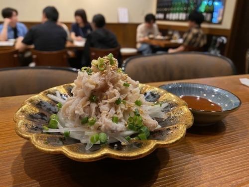 Imari beef omasum sashimi