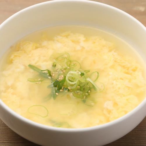 たまごスープ/わかめスープ