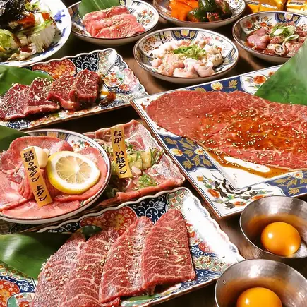 【定番】焼肉宴会コース4,980円｜120分飲み放題付き
