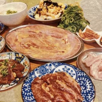 【토일 런치 한정】타케다의 만복 불고기 런치 3480엔(무제한 120분 포함)