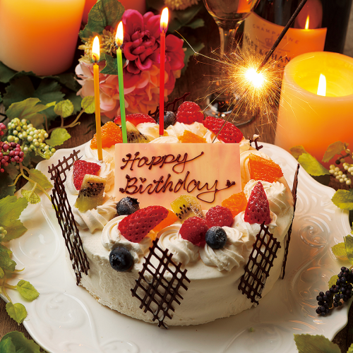 メッセージ付 ケーキ特典