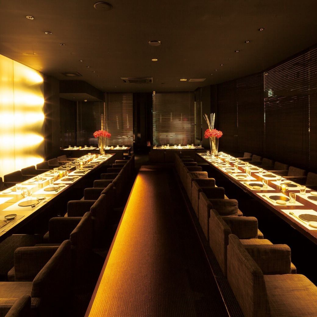 60名迄収容可能!大規模宴会に最適な広々とした空間をご用意◎