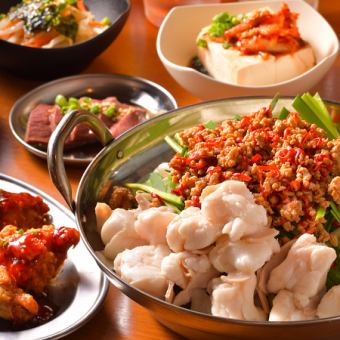 We've got what you're looking for! [Taiwanese Motsunabe and Meat Sashimi Included] 120-minute all-you-can-drink (1 glass of draft beer only) 8-course meal for 5,500 yen → 5,000 yen