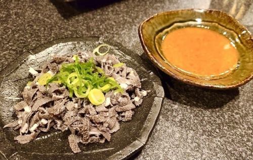 Exquisite "raw senmai" served with vinegar miso